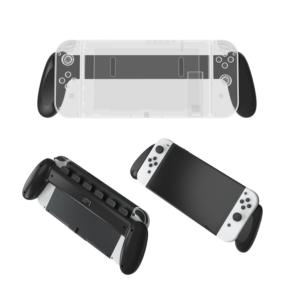 JYS JYS-NS217 Anti-skid Handle Stand Joypad Controller Hand Grip for Nintendo Switch OLED Game Console JYS JYS-NS217 Anti-skid Handle Stand Joypad Controller Hand Grip for Nintendo Switch OLED Game Console